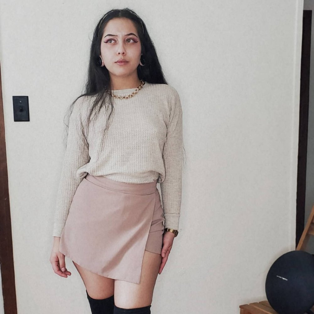 Urban Outfitters Waffle Long Sleeve Top xsmall XS